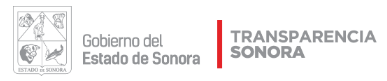 Portal de transparencia del Estado de Sonora